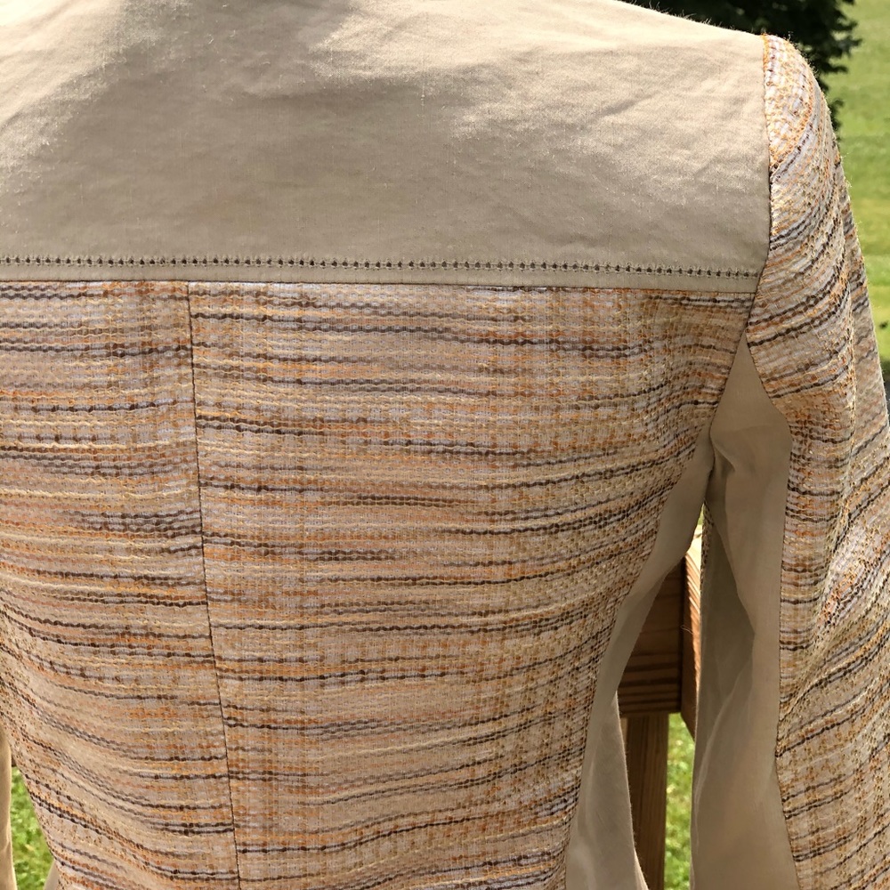 Elie TAHARI Tweed Jacket size2 - Picture 7 of 10